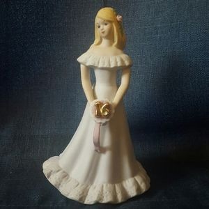 Vintage Birthday girl figurine